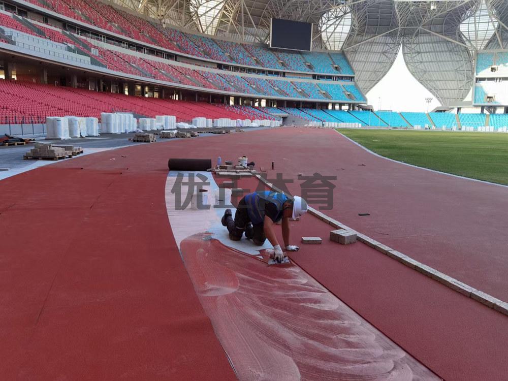 湖州预制型橡胶跑道每平方米的价格